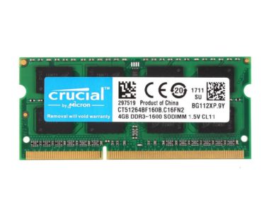 4 GB DDR3-L 1600 Mhz PC3-12800